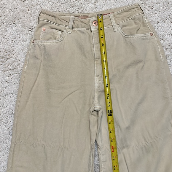 PILCRO 26 The Annie cropped wide leg pants in good preloved condition in cream - Picture 4 of 10